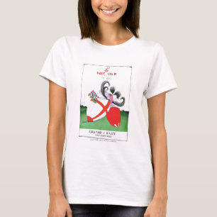 T-shirt boules de rugby de l'Angleterre v Pays de Galles