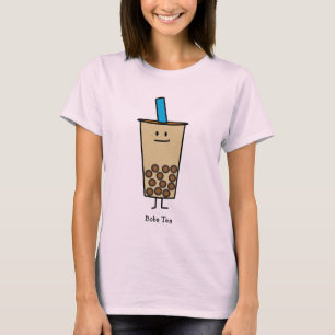T-shirt Boules de tapioca de thé de lait de perle de Boba