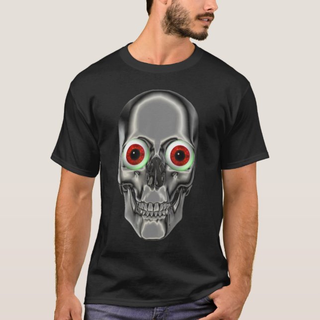 T-shirt Boules d'oreilles crâniennes déplaisantes  (Devant)