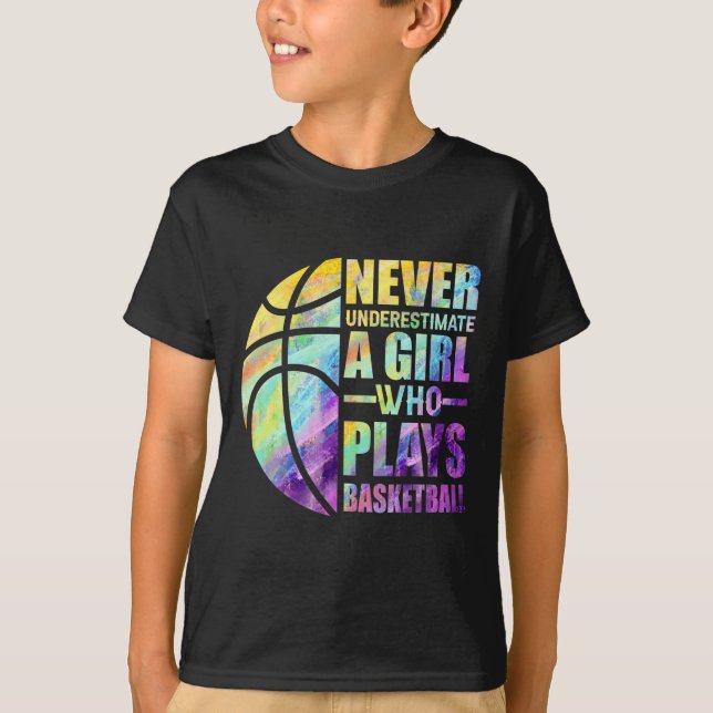 T-shirt Boules Filles Ne Sous-Estiment Jamais Une Fille Qu (Devant)