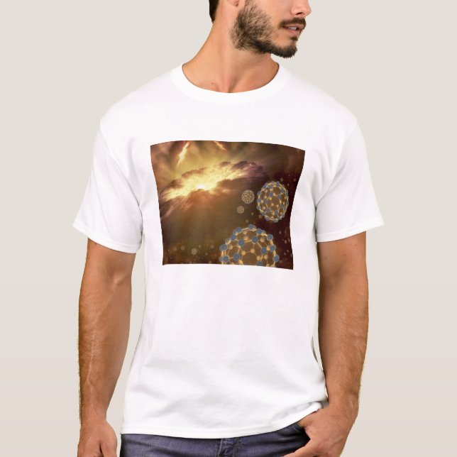 T-shirt Boules flottantes dans l'espace interstellaire (Devant)