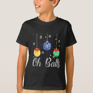 T-shirt Boules Ornement de Noël Buffalo Plaid Famille Pyja