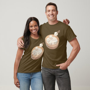 T-shirt Boulettes Bichon: Xiao Long Bao Dim Sum Art Mignon