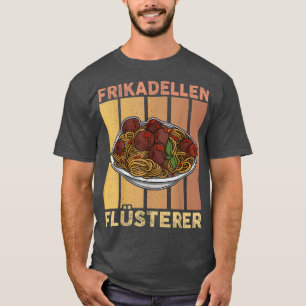 T-shirt boulettes de viande spaghetti cuisine italie bouch