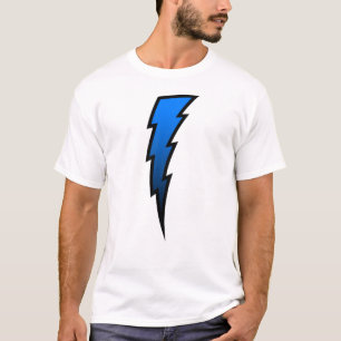 T-shirt Boulon de foudre bleu