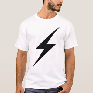 T-shirt Boulon De Foudre Noir De L'Anarchie