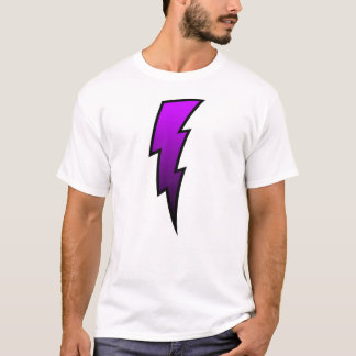 T-shirt Boulon de foudre - pourpre
