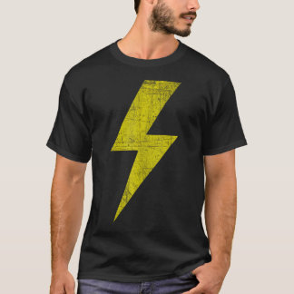 T-shirt Boulon Jaune À Thunderbolt De L'Équipe De Concepti