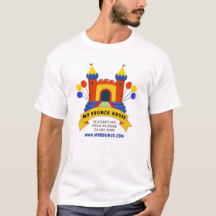 T-SHIRT BOUNCE HOUSE INFLATABLES FÊTE ANNIVERSAIRE AFFAIRE