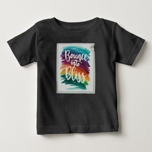 T-shirt Bounce into Bliss" (Front)