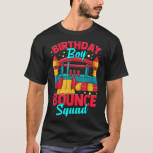 T-shirt Bounce Party Boys Anniversaire Maison Enfants Amis