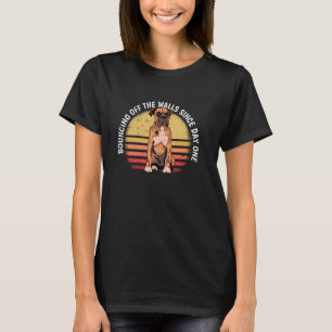 T-shirt Bouncing Off The Walls Boxer Amoureux des chiens P