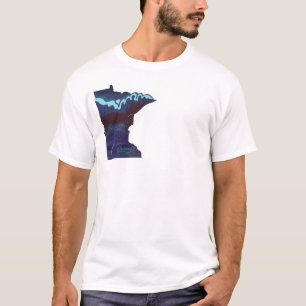 T-shirt Boundary Waters Canoe Loon Camping