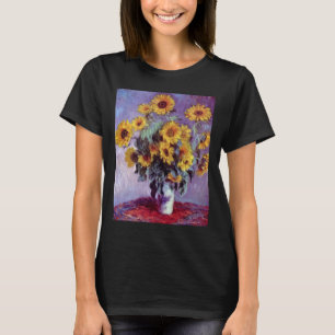 T-shirt Bouquet de tournesols par Claude Monet, Art vintag