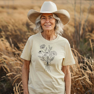 T-shirt Bouquet fleur sauvage Garden