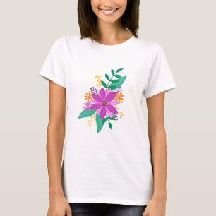 T-shirt Bouquet floral