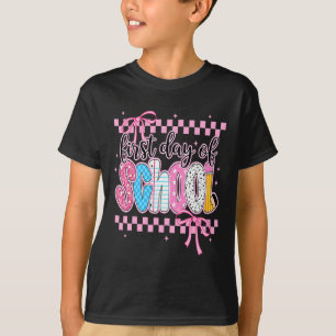 T-shirt Bouquet Floral Pour Le Premier Jour D'école Pour E