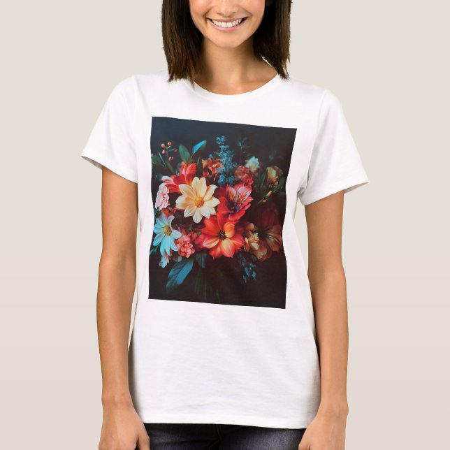 T-shirt bouquet of flowers (Devant)