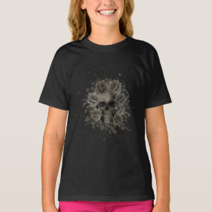 T-SHIRT BOUQUET SKULL SPLASH  