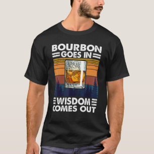 T-shirt Bourbon Boire Bourbon Va Dans La Sagesse Sorte