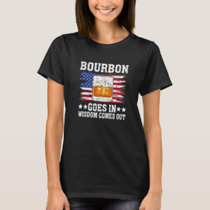 T-shirt Bourbon entre dans la sagesse sort Boire Bourbon
