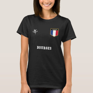 T-shirt BOURGES France Vintage Sports
