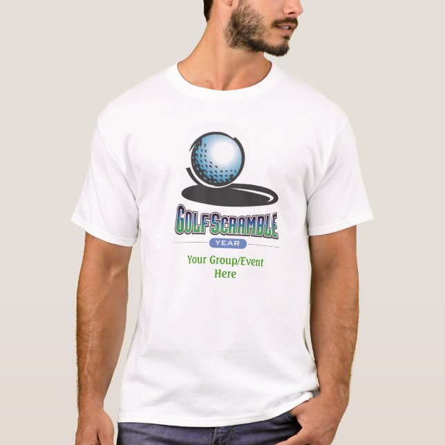 T-shirt Bousculade de golf (Devant)
