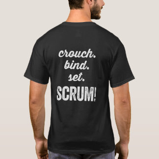 T-shirt Bousculade de rugby
