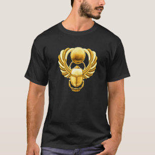 T-shirt Bousier égyptien à ailes dorées