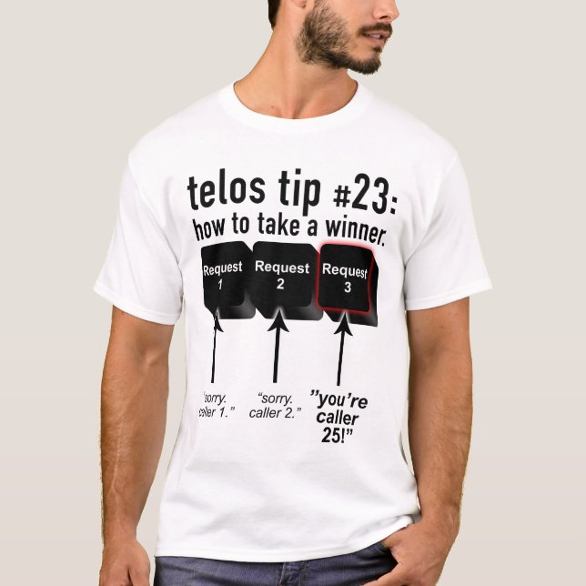 T-shirt Bout de Telos : Visiteur 25 (noir) (Devant)