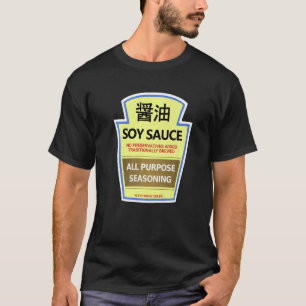 T-shirt Bouteille de sauce de soja Tee - shirt en costume 