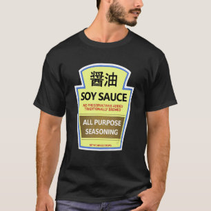 T-shirt Bouteille de sauce de soja Tee - shirt en costume 