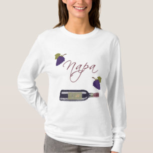 T-shirt Bouteille de vin vintage Napa