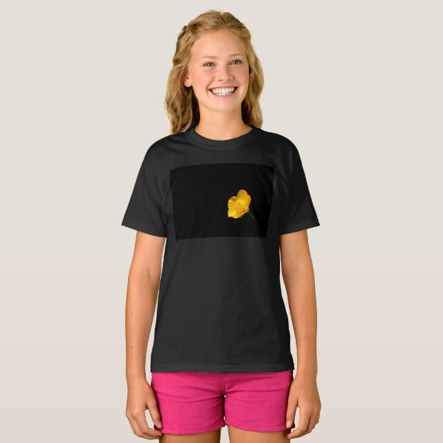 T-shirt Bouteille Fleur gcnm (Devant entier)