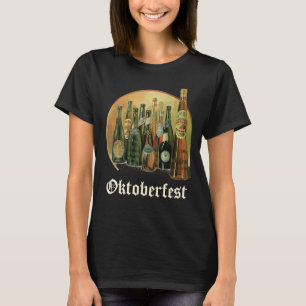 T-shirt Bouteilles de bière importées vintage, Oktoberfest