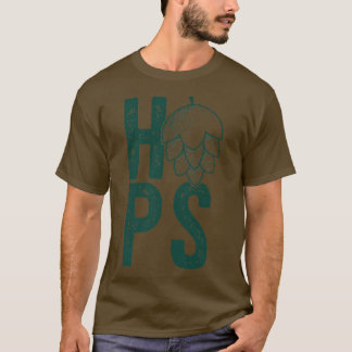 T-shirt BOUTEILLES FLEURS Artisanat Hops de bière Mème à b