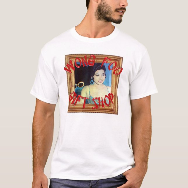 T-shirt Boutique de cadeaux de Wong Foo (Devant)