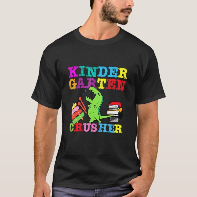 T-shirt Boutique de jardin d'enfants de Dinosaur (Devant)