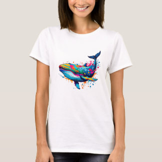T-shirt Boutique d'Encre Vibrant Art, Coloré