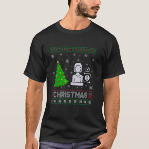 T-shirt Boutique Xmas Arbre Éclairage Noël laid Swea