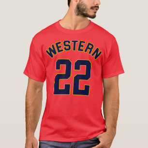 T-shirt Bouton Bleu McRae Basketball Jersey FrontBack