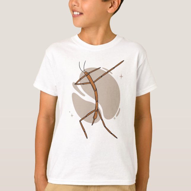 T-shirt Bouton de bâton (Devant)