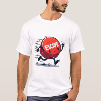 T-shirt Bouton Échap en cours d'exécution