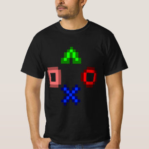 T-shirt Bouton Manette ps4 PLaystation Game Controller