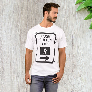 T-shirt Bouton Push pour le panneau de croisement