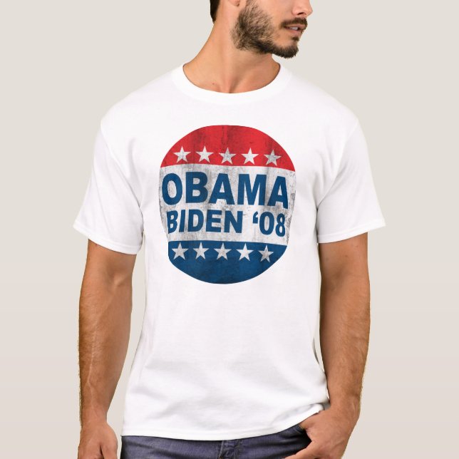 T-shirt Bouton vintage (Devant)