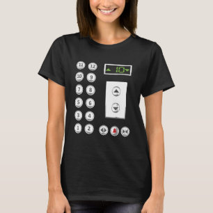 T-shirt Boutons ascenseur
