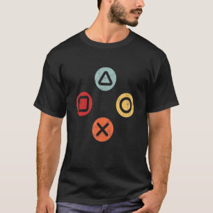 T-shirt Boutons d'action du contrôleur de console de jeu G