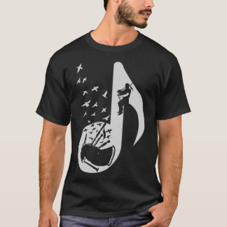 T-shirt Boutons de notes musicales