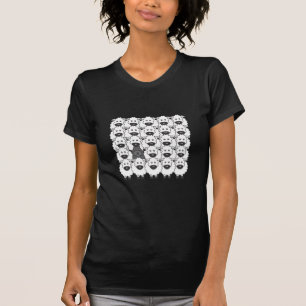 T-shirt Bouvier chez les moutons
